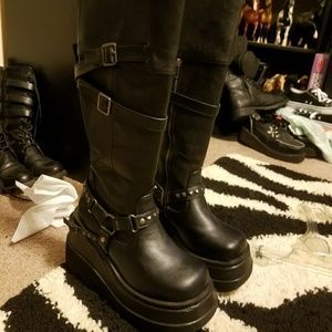 Demonia wedge platforms